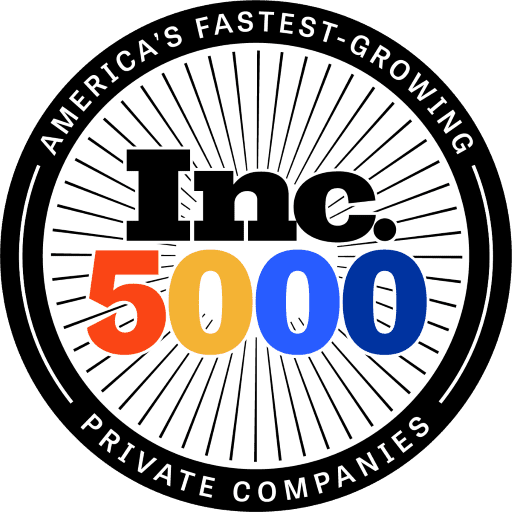 Inc. 5000 Color Medallion Logo Small